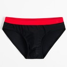 Плавки купальные для мальчика MINAKU, цвет чёрный/красный, рост 86-92 - Фото 1