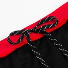 Плавки купальные для мальчика MINAKU, цвет чёрный/красный, рост 86-92 - Фото 3
