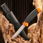 Нож туристический "Урал", клинок 10см, оранжевый, ножны пластик - фото 21460095