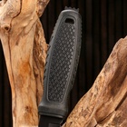 Нож тактический «Альфа», 23 см, клинок 110 мм/3 мм, со стеклобоем, черный - фото 65329974