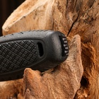 Нож тактический «Альфа», 23 см, клинок 110 мм/3 мм, со стеклобоем, черный - фото 65329975