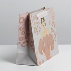 Пакет подарочный крафтовый, упаковка, «You», 22 х 17,5 х 8 см - Фото 2