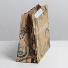 Пакет подарочный крафтовый, упаковка, «Соблазняй», 22 х 17,5 х 8 см - Фото 3