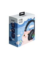 Наушники беспроводные, с ушками кошки, MYBIT W-32, Bluetooth 5.0, с микрофоном, AUX, microSD, MP3, 400 мАч, чёрные - Фото 11