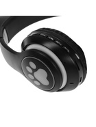Наушники беспроводные, с ушками кошки, MYBIT W-32, Bluetooth 5.0, с микрофоном, AUX, microSD, MP3, 400 мАч, чёрные - Фото 7
