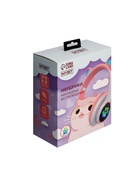 Наушники беспроводные, с ушками кошки, MYBIT W-32, Bluetooth 5.0, с микрофоном, AUX, microSD, MP3, 400 мАч, розовые - Фото 11