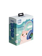 Наушники беспроводные, с ушками кошки, MYBIT W-32, Bluetooth 5.0, с микрофоном, AUX, microSD, MP3, 400 мАч, синие - Фото 11