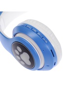 Наушники беспроводные, с ушками кошки, MYBIT W-32, Bluetooth 5.0, с микрофоном, AUX, microSD, MP3, 400 мАч, синие - Фото 7