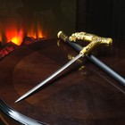 Сувенирное изделие Трость с кинжалом, клинок 31см, набалдашник Зверь 90см - Фото 2