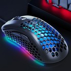 Мышь компьютерная Windigo MB-1.4, игровая, оптическая, с подсветкой, 3200 dpi, 1.5 м, USB, черная - Фото 3