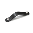 Ручка скоба CAPPIO м/о 96 мм, черная, кожаная - фото 804702307