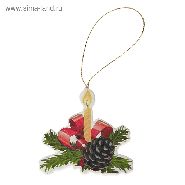 Подвеска "Рождественская свеча" - Фото 1