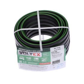 

Кабель "Voltex" ВВГ-Пнг(A), сечение 3х2.5 мм2, 10 м, чёрный