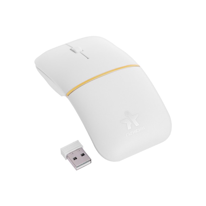 Мышь Гарнизон GMW-500-1 беспроводная оптическая 1000 DPI USB белая 22000₽