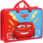 Папка пластиковая с ручками А4, на молнии, 8×33×24 см, «Тачки» - Фото 3