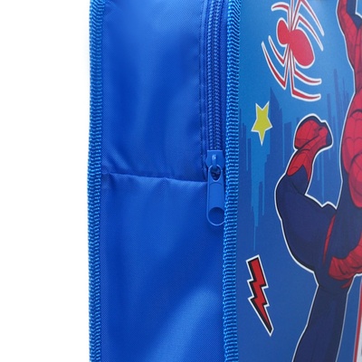 Папка пластиковая с ручками А4, на молнии, 8×33×24 см, «Человек-паук»