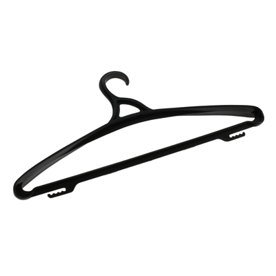 Вешалка-плечики для одежды Бытпласт, размер 48-50, цвет чёрный