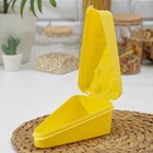 Контейнер для сыра, 19,8×10,6×7,5 см, цвет жёлтый - Фото 2