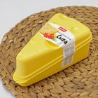Контейнер для сыра, 19,8×10,6×7,5 см, цвет жёлтый - Фото 5