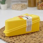 Контейнер для сыра, 19,8×10,6×7,5 см, цвет жёлтый - Фото 6