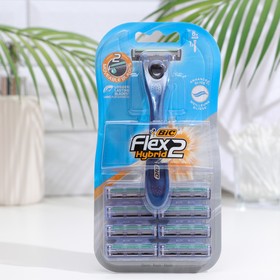 Станок для бритья BIC Flex 2 Hybrid и 8 сменных кассет 7533118