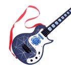 Музыкальная гитара «Рок-гитарист», световые и звуковые эффекты, в пакете - фото 24586809