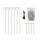 Теплица, 3,7 × 2,45 × 2,1 м, оцинкованный металл, профиль d = 25 мм, чехол из армированной плёнки 120 мкм - Фото 4