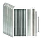 Теплица, 4,9 × 2,45 × 2,1 м, оцинкованный металл, профиль d = 25 мм, чехол из армированной плёнки 120 мкм - Фото 3