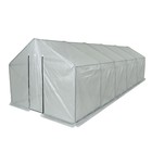 Теплица, 6.1×2.45×2.1 м, оцинкованный металл, профиль d=25 мм, чехол из армированной плёнки 120 мкм - Фото 1