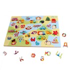 Обучающая настольная игра «Алфавит с раскраской» - фото 44484816