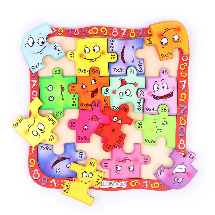 Пазл «Умножарики 7, 8 и 9» 52570