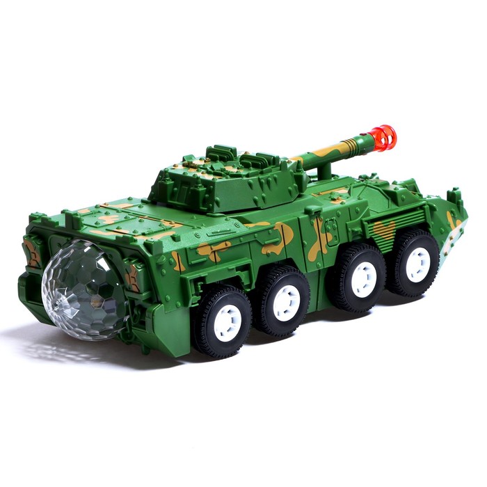 Робот «Бронетранспортер», трансформируется, световые и звуковые эффекты, работает от батареек 52573