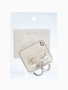 Серьги со съёмным элементом «Трансформер» жемчужный диск, цвет белый в серебре  (артикул 7141464)  большой выбор товаров оптом и в розницу по низким ценам с доставкой