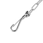 Цепь для привязи собак, сварные звенья, 1.8 м, калибр 30 мм, толщина проволоки 2.6 мм - Фото 4