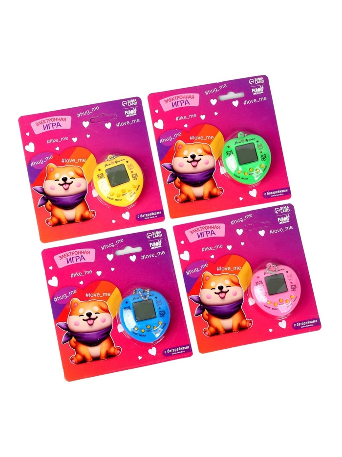 Электронная игра тамагочи «love_me»,168 персонажей, цвета МИКС - фото 51758686