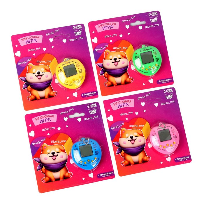 Электронная игра тамагочи «love_me»,168 персонажей, цвета МИКС - фото 51758684