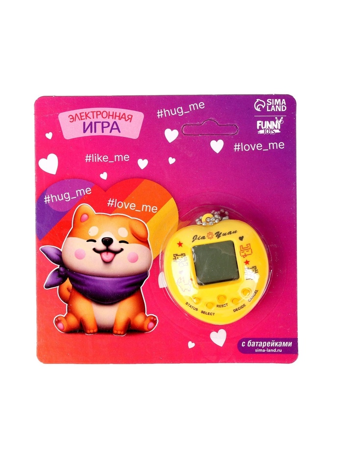 Электронная игра тамагочи «love_me»,168 персонажей, цвета МИКС - фото 51758687