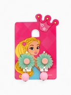 Серьги клипсы детские Выбражулька «Ромашка», миксы (комплект 2 шт) - фото 47136880