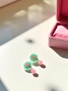 Серьги клипсы детские Выбражулька «Ромашка», миксы (комплект 2 шт) - фото 47136881