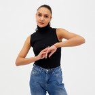 Топ женский MINAKU: Basic line цвет черный, р-р 46 - Фото 5