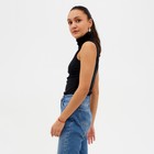 Топ женский MINAKU: Basic line цвет черный, р-р 48 - Фото 3