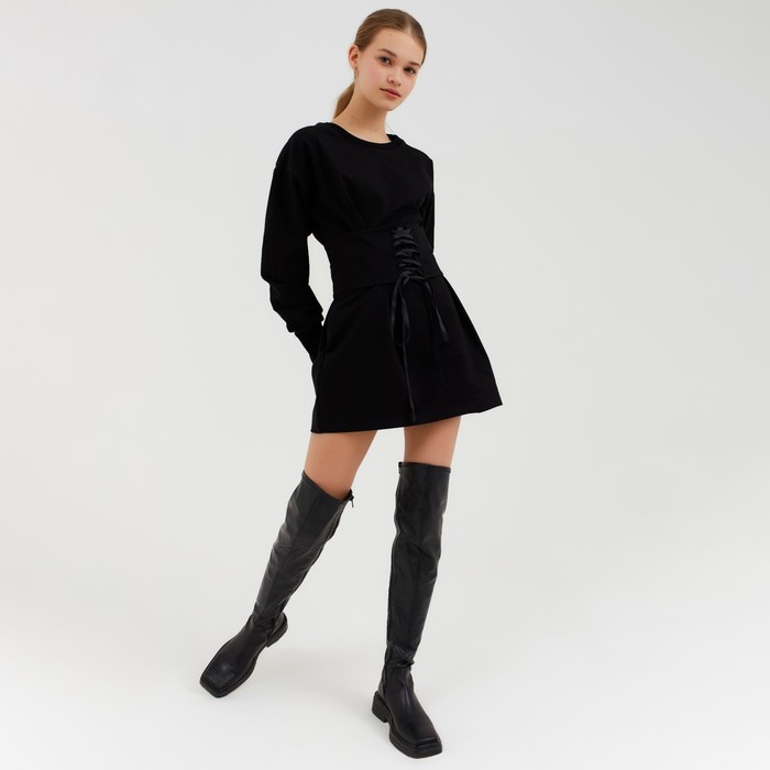 Свитшот женский MINAKU: Casual Collection цвет чёрный, размер 44 52580