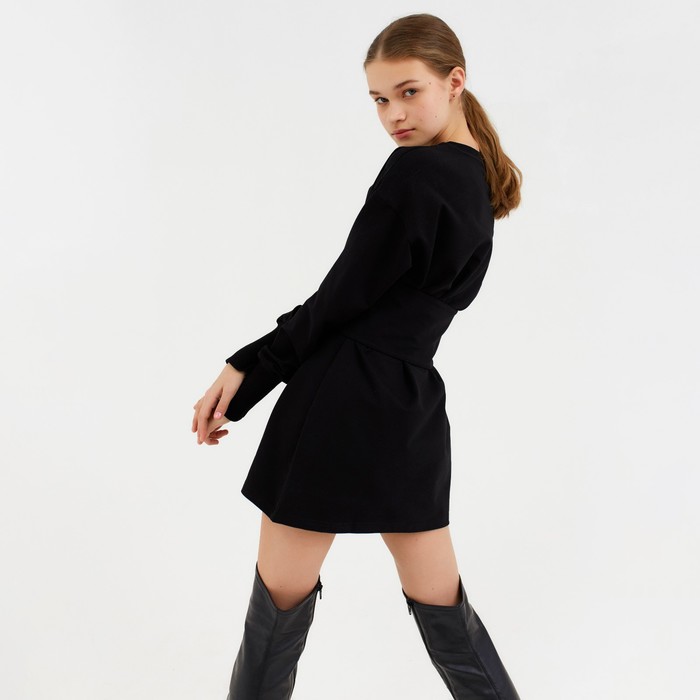 Свитшот женский MINAKU: Casual Collection цвет чёрный, размер 48 52581