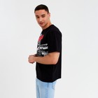 Футболка мужская MINAKU цвет черный, р-р 48 7531510