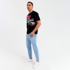 Футболка мужская MINAKU цвет черный, р-р 56 7531514