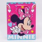 Пакет подарочный, 31 х 40 х 11,5 см "Minnie", Минни Маус - фото 9858841