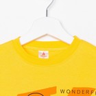 Комплект для мальчика (футболка, брюки) «Елисей-1», цвет жёлтый/серый, рост 122 см 7609909