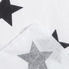 Пеленка "Крошка Я" Звездочки, 70*120 см, бязь, хлопок 100% - фото 35186867