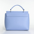 Сумка женская на клапане TEXTURA, средний размер, голубая - Фото 9