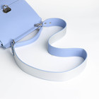 Сумка женская на клапане TEXTURA, средний размер, голубая - Фото 4